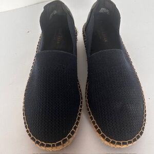 Cole Haan Cloudfeel Women's Stitchlite Espadrille Slip Ons Navy Blue Size 8B-New